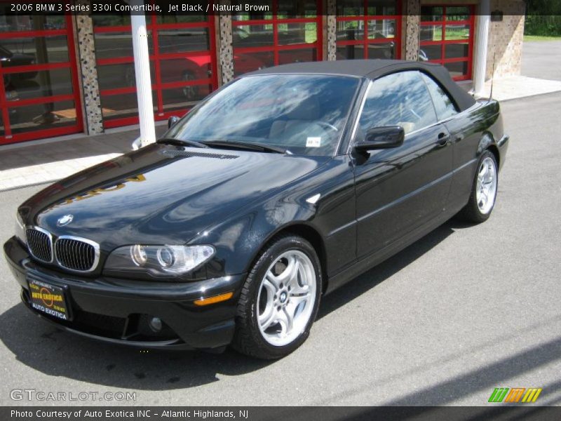 Jet Black / Natural Brown 2006 BMW 3 Series 330i Convertible