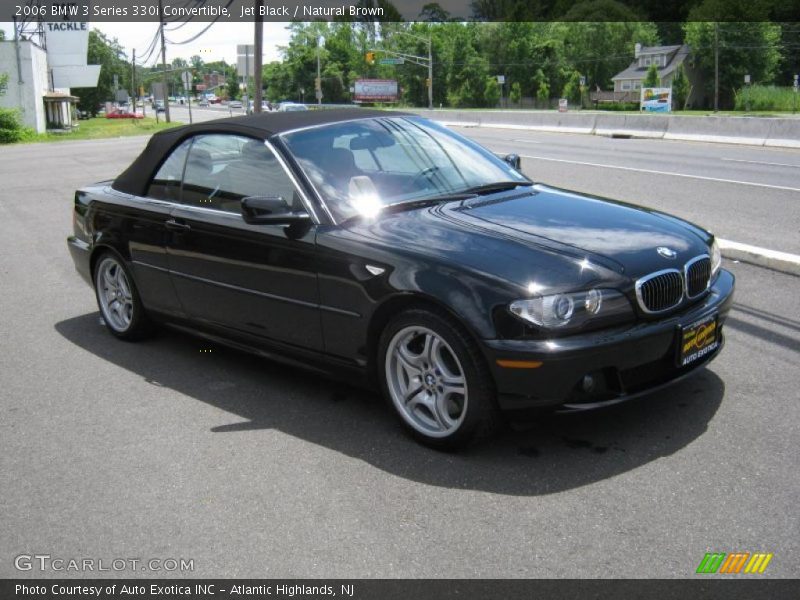 Jet Black / Natural Brown 2006 BMW 3 Series 330i Convertible