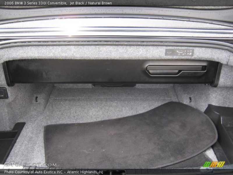 Jet Black / Natural Brown 2006 BMW 3 Series 330i Convertible