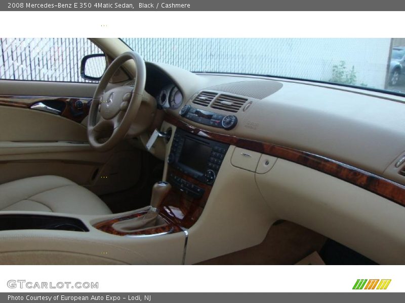 Black / Cashmere 2008 Mercedes-Benz E 350 4Matic Sedan