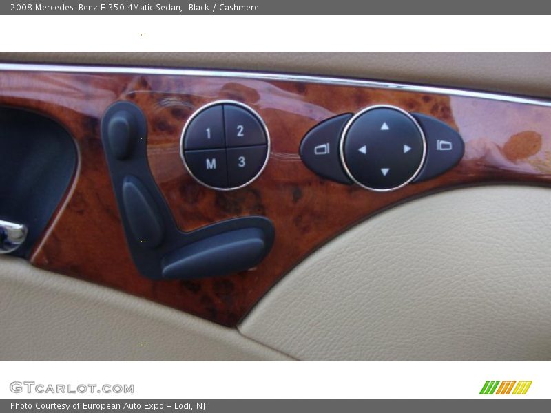 Black / Cashmere 2008 Mercedes-Benz E 350 4Matic Sedan