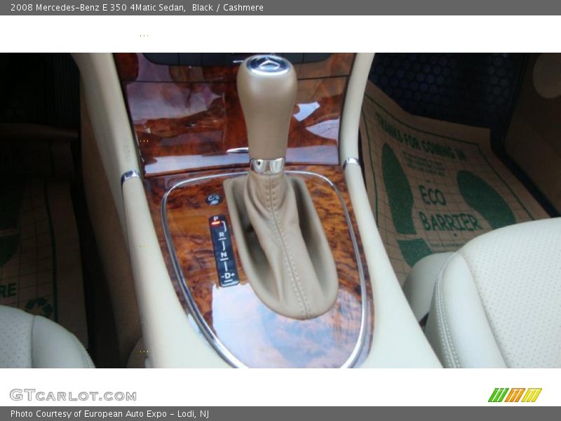 Black / Cashmere 2008 Mercedes-Benz E 350 4Matic Sedan