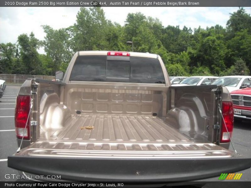 Austin Tan Pearl / Light Pebble Beige/Bark Brown 2010 Dodge Ram 2500 Big Horn Edition Crew Cab 4x4