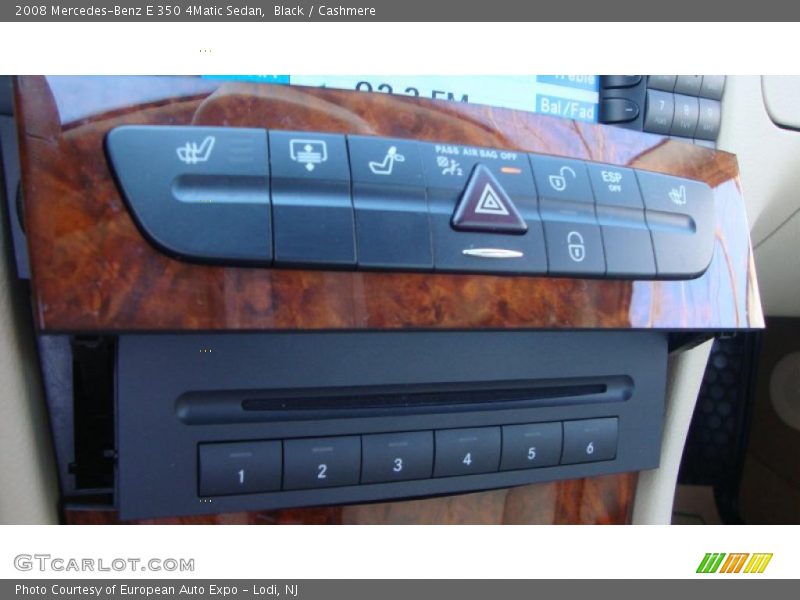 Black / Cashmere 2008 Mercedes-Benz E 350 4Matic Sedan