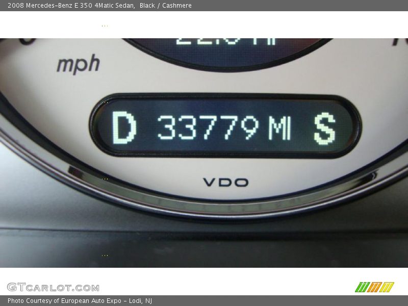 Black / Cashmere 2008 Mercedes-Benz E 350 4Matic Sedan