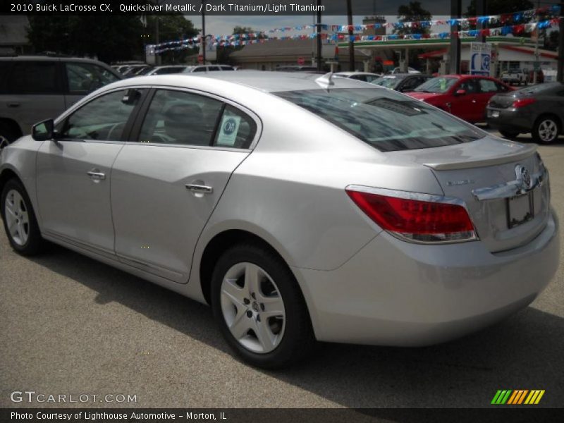 Quicksilver Metallic / Dark Titanium/Light Titanium 2010 Buick LaCrosse CX