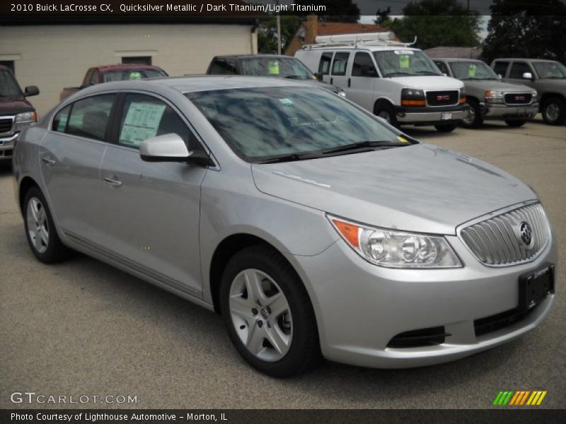 Quicksilver Metallic / Dark Titanium/Light Titanium 2010 Buick LaCrosse CX