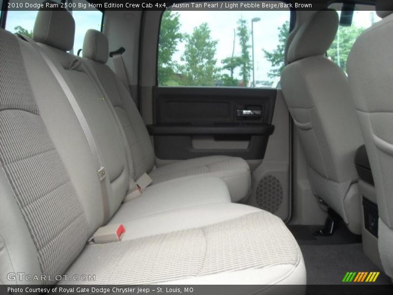 Austin Tan Pearl / Light Pebble Beige/Bark Brown 2010 Dodge Ram 2500 Big Horn Edition Crew Cab 4x4