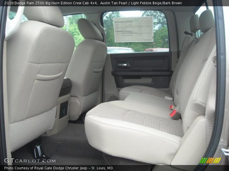 Austin Tan Pearl / Light Pebble Beige/Bark Brown 2010 Dodge Ram 2500 Big Horn Edition Crew Cab 4x4