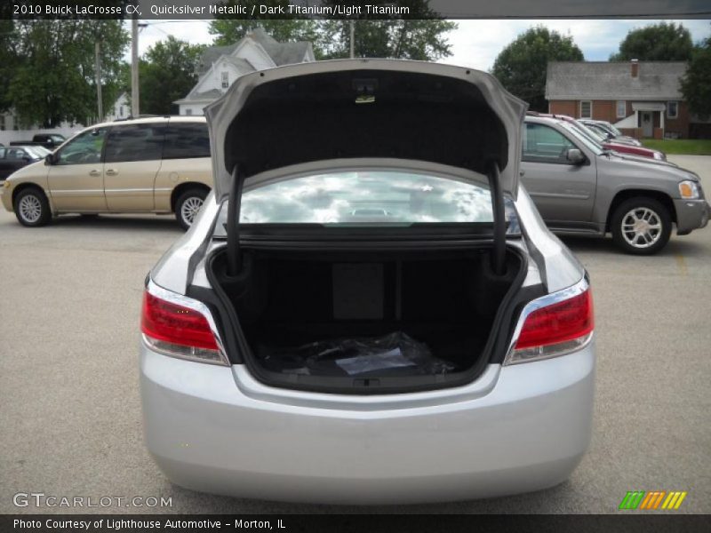 Quicksilver Metallic / Dark Titanium/Light Titanium 2010 Buick LaCrosse CX