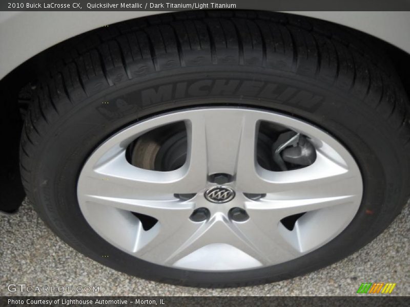 Quicksilver Metallic / Dark Titanium/Light Titanium 2010 Buick LaCrosse CX