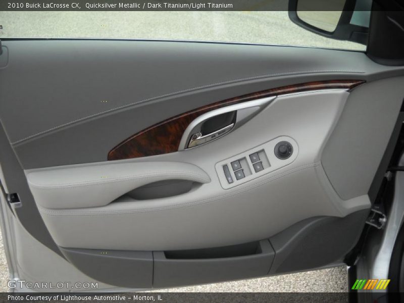 Quicksilver Metallic / Dark Titanium/Light Titanium 2010 Buick LaCrosse CX