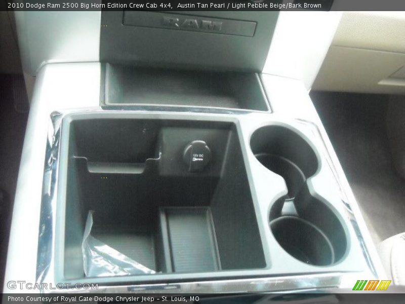 Austin Tan Pearl / Light Pebble Beige/Bark Brown 2010 Dodge Ram 2500 Big Horn Edition Crew Cab 4x4