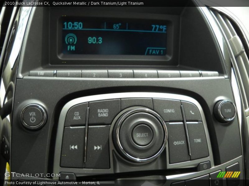 Quicksilver Metallic / Dark Titanium/Light Titanium 2010 Buick LaCrosse CX