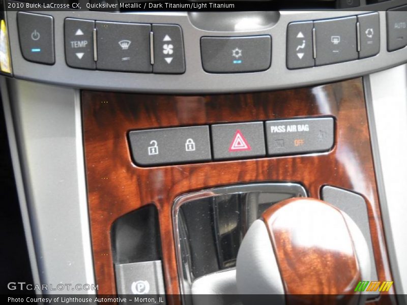Quicksilver Metallic / Dark Titanium/Light Titanium 2010 Buick LaCrosse CX