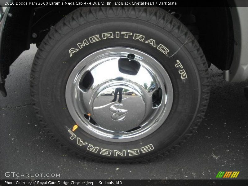 Brilliant Black Crystal Pearl / Dark Slate 2010 Dodge Ram 3500 Laramie Mega Cab 4x4 Dually