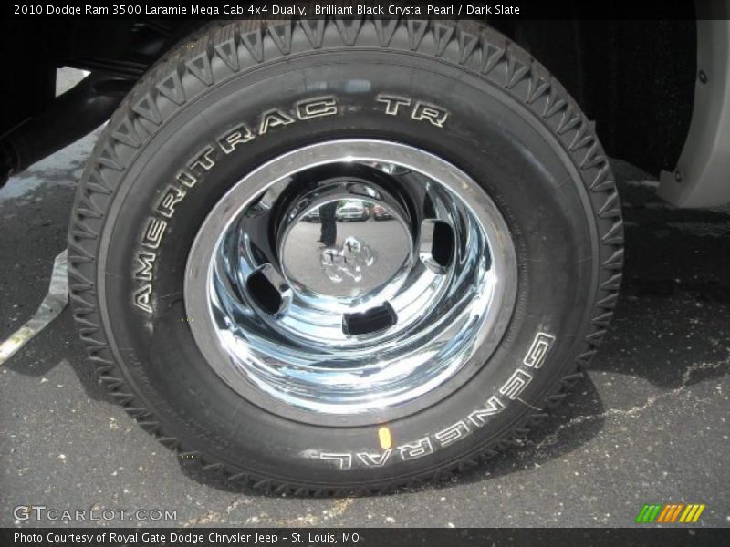 Brilliant Black Crystal Pearl / Dark Slate 2010 Dodge Ram 3500 Laramie Mega Cab 4x4 Dually