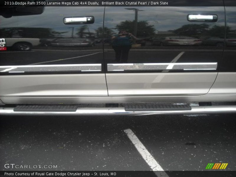 Brilliant Black Crystal Pearl / Dark Slate 2010 Dodge Ram 3500 Laramie Mega Cab 4x4 Dually