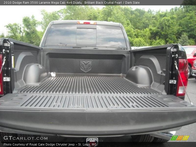 Brilliant Black Crystal Pearl / Dark Slate 2010 Dodge Ram 3500 Laramie Mega Cab 4x4 Dually