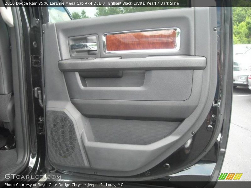 Brilliant Black Crystal Pearl / Dark Slate 2010 Dodge Ram 3500 Laramie Mega Cab 4x4 Dually