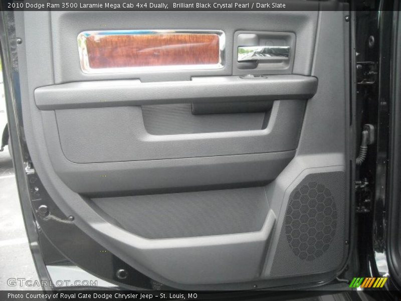 Brilliant Black Crystal Pearl / Dark Slate 2010 Dodge Ram 3500 Laramie Mega Cab 4x4 Dually