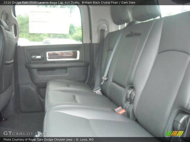 Brilliant Black Crystal Pearl / Dark Slate 2010 Dodge Ram 3500 Laramie Mega Cab 4x4 Dually