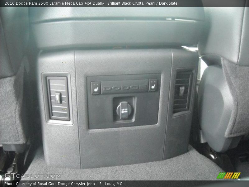 Brilliant Black Crystal Pearl / Dark Slate 2010 Dodge Ram 3500 Laramie Mega Cab 4x4 Dually
