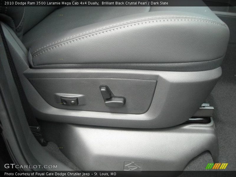 Brilliant Black Crystal Pearl / Dark Slate 2010 Dodge Ram 3500 Laramie Mega Cab 4x4 Dually