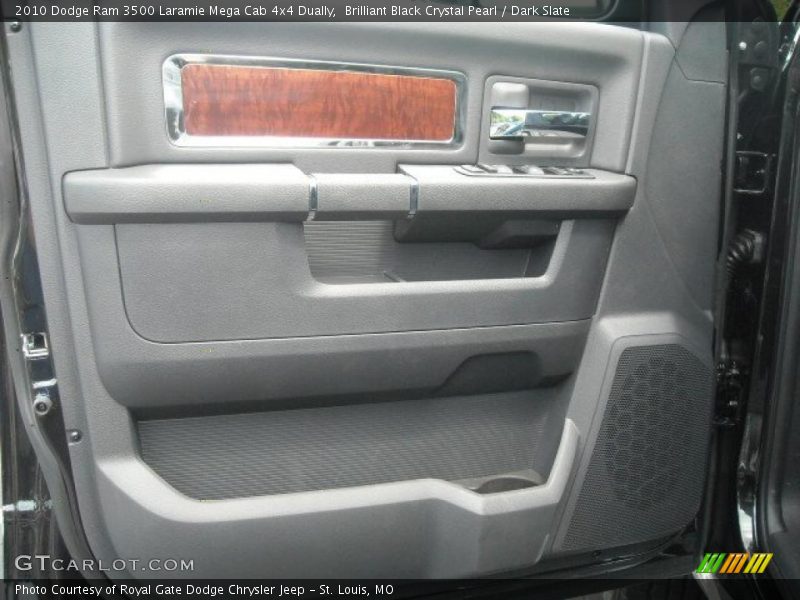 Brilliant Black Crystal Pearl / Dark Slate 2010 Dodge Ram 3500 Laramie Mega Cab 4x4 Dually