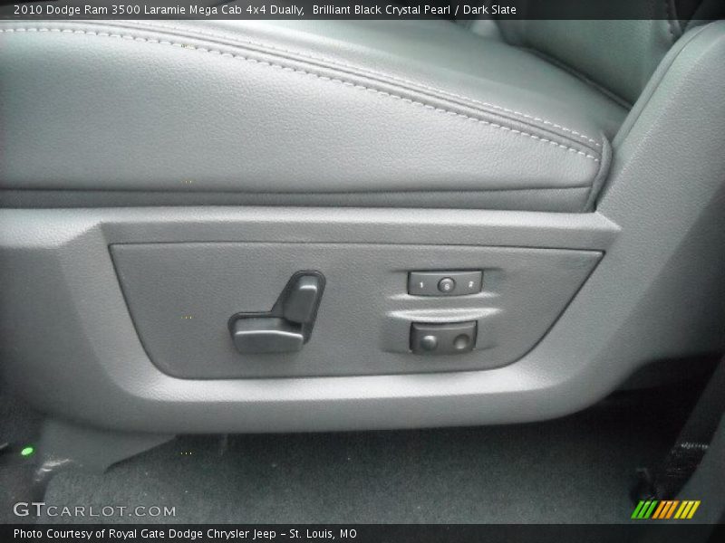 Brilliant Black Crystal Pearl / Dark Slate 2010 Dodge Ram 3500 Laramie Mega Cab 4x4 Dually