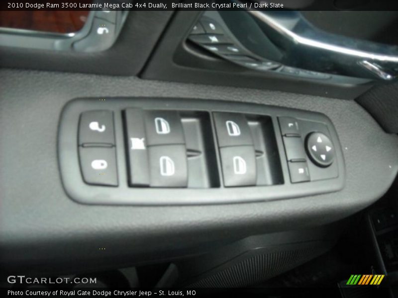 Brilliant Black Crystal Pearl / Dark Slate 2010 Dodge Ram 3500 Laramie Mega Cab 4x4 Dually