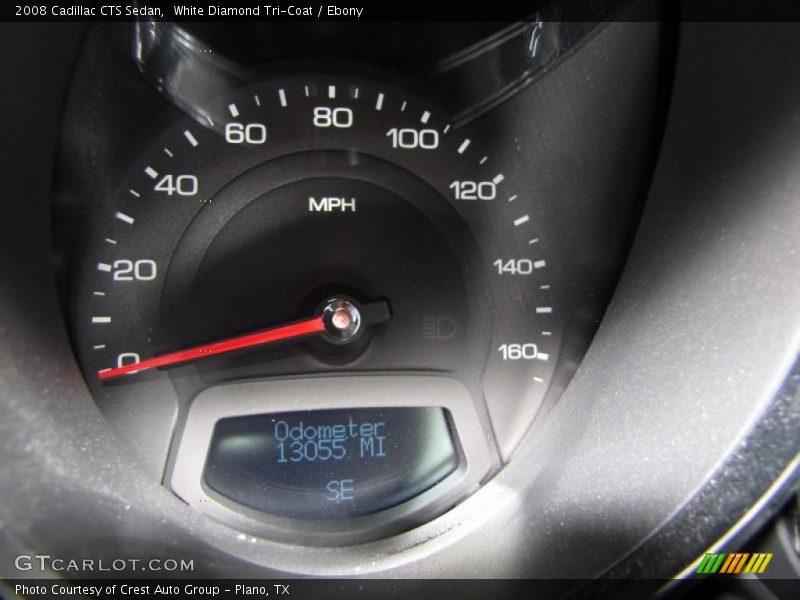 White Diamond Tri-Coat / Ebony 2008 Cadillac CTS Sedan