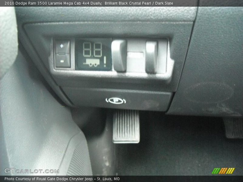 Brilliant Black Crystal Pearl / Dark Slate 2010 Dodge Ram 3500 Laramie Mega Cab 4x4 Dually