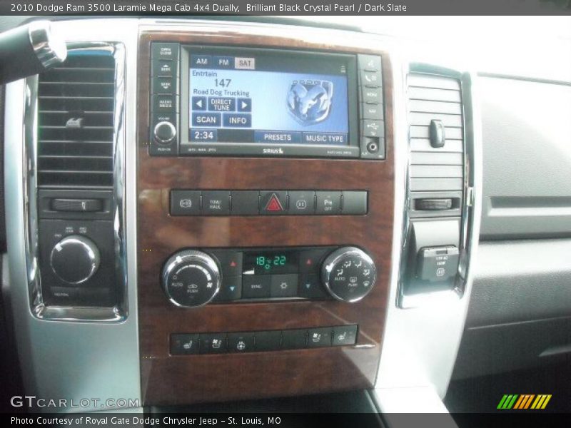Brilliant Black Crystal Pearl / Dark Slate 2010 Dodge Ram 3500 Laramie Mega Cab 4x4 Dually