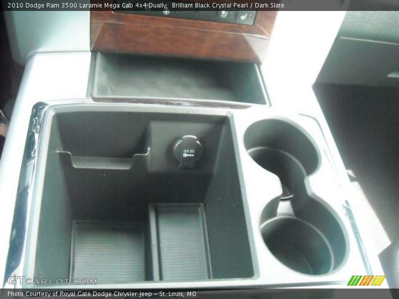 Brilliant Black Crystal Pearl / Dark Slate 2010 Dodge Ram 3500 Laramie Mega Cab 4x4 Dually