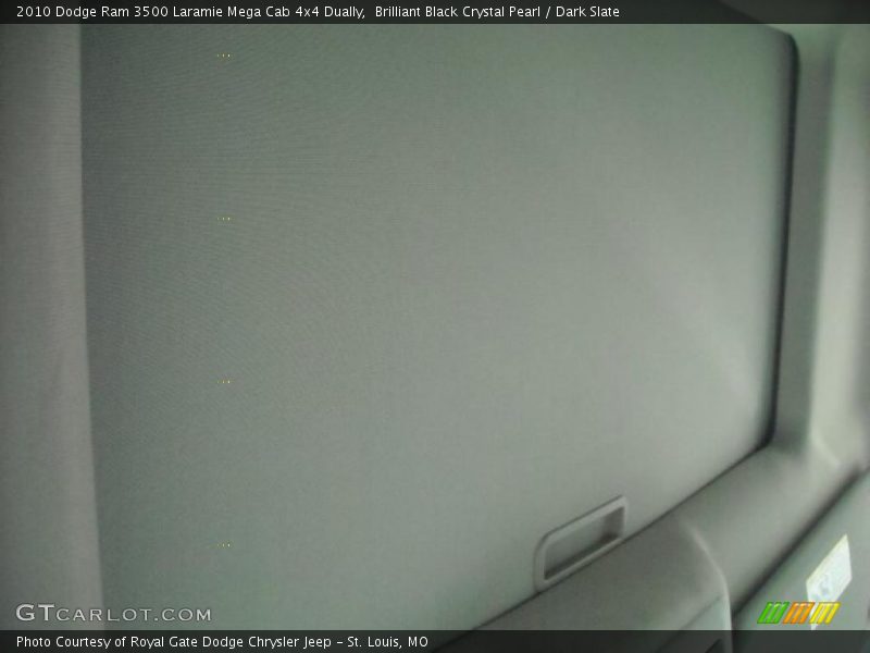 Brilliant Black Crystal Pearl / Dark Slate 2010 Dodge Ram 3500 Laramie Mega Cab 4x4 Dually