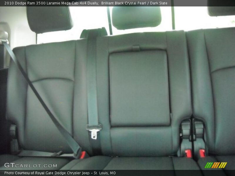 Brilliant Black Crystal Pearl / Dark Slate 2010 Dodge Ram 3500 Laramie Mega Cab 4x4 Dually
