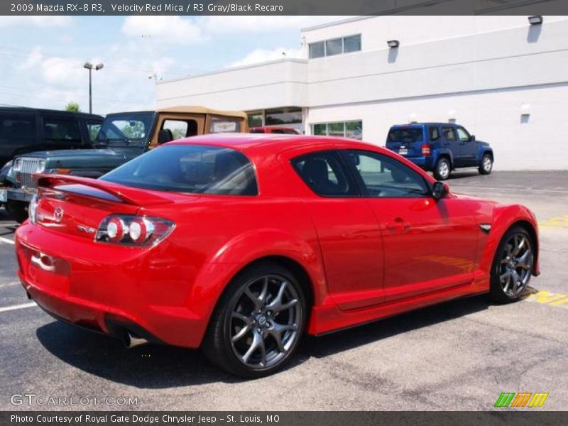 Velocity Red Mica / R3 Gray/Black Recaro 2009 Mazda RX-8 R3