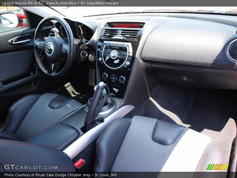 Velocity Red Mica / R3 Gray/Black Recaro 2009 Mazda RX-8 R3
