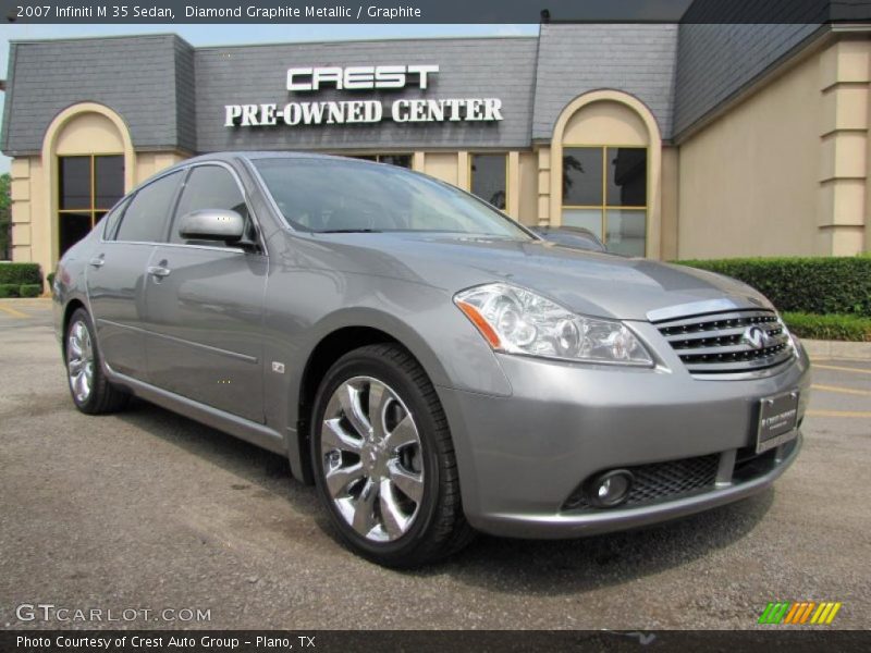 Diamond Graphite Metallic / Graphite 2007 Infiniti M 35 Sedan
