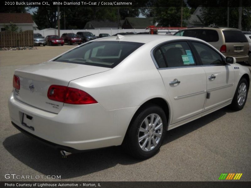 White Diamond Tri-Coat / Cocoa/Cashmere 2010 Buick Lucerne CXL