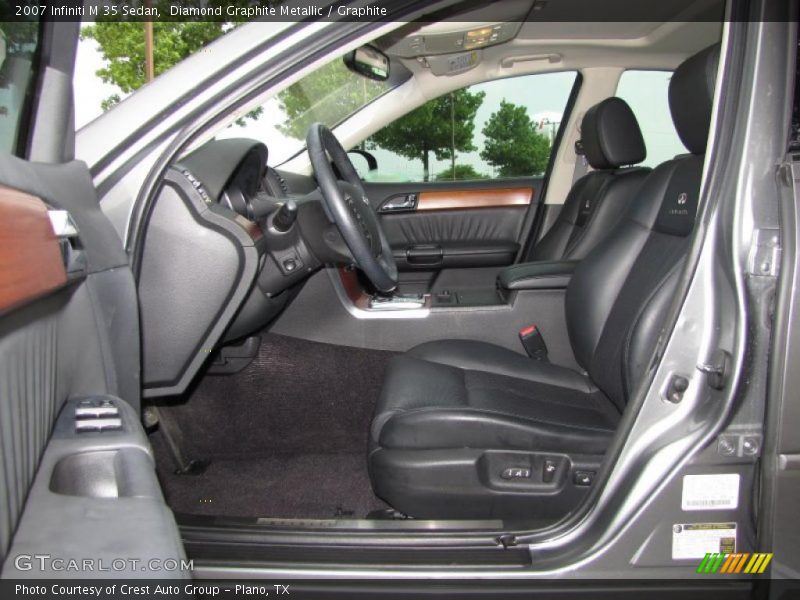 Diamond Graphite Metallic / Graphite 2007 Infiniti M 35 Sedan