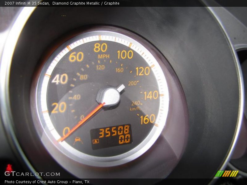 Diamond Graphite Metallic / Graphite 2007 Infiniti M 35 Sedan