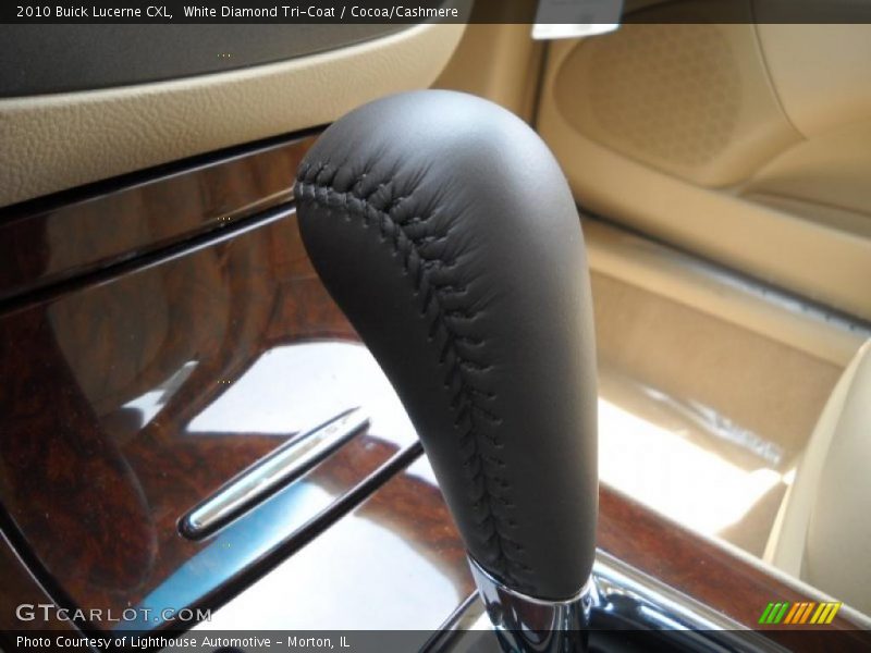 White Diamond Tri-Coat / Cocoa/Cashmere 2010 Buick Lucerne CXL