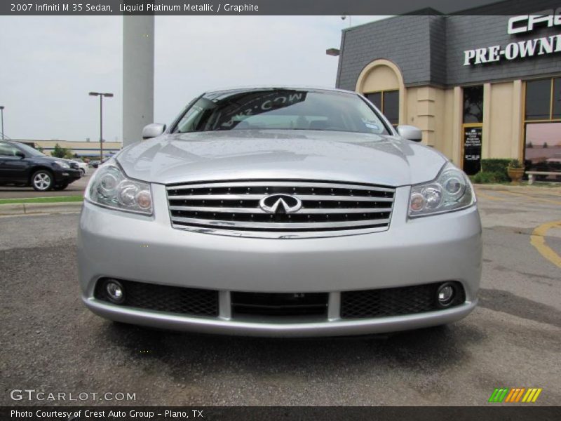 Liquid Platinum Metallic / Graphite 2007 Infiniti M 35 Sedan