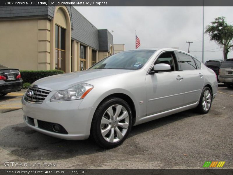 Liquid Platinum Metallic / Graphite 2007 Infiniti M 35 Sedan