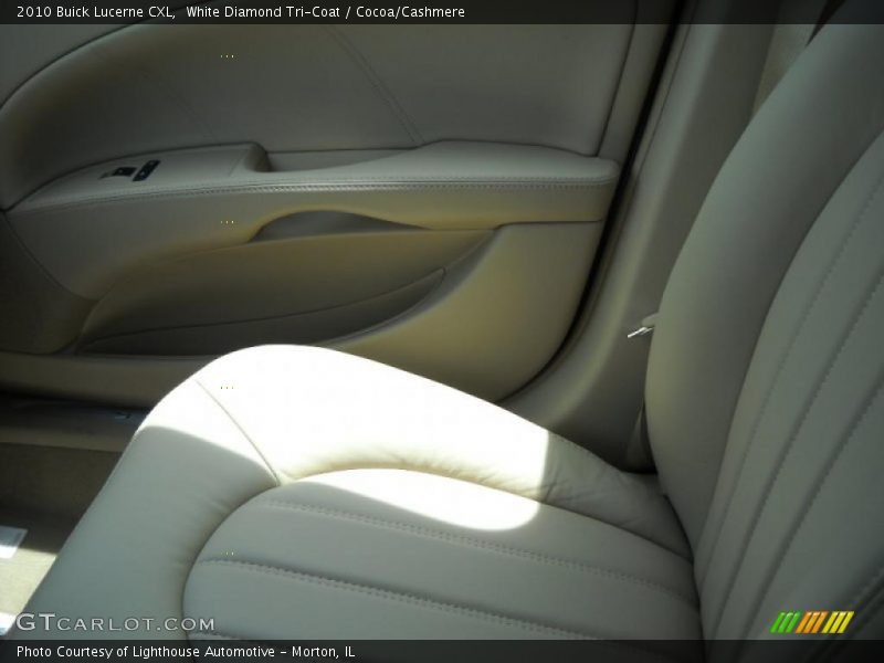White Diamond Tri-Coat / Cocoa/Cashmere 2010 Buick Lucerne CXL