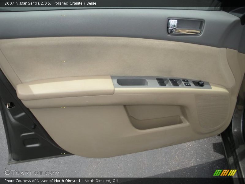 Polished Granite / Beige 2007 Nissan Sentra 2.0 S