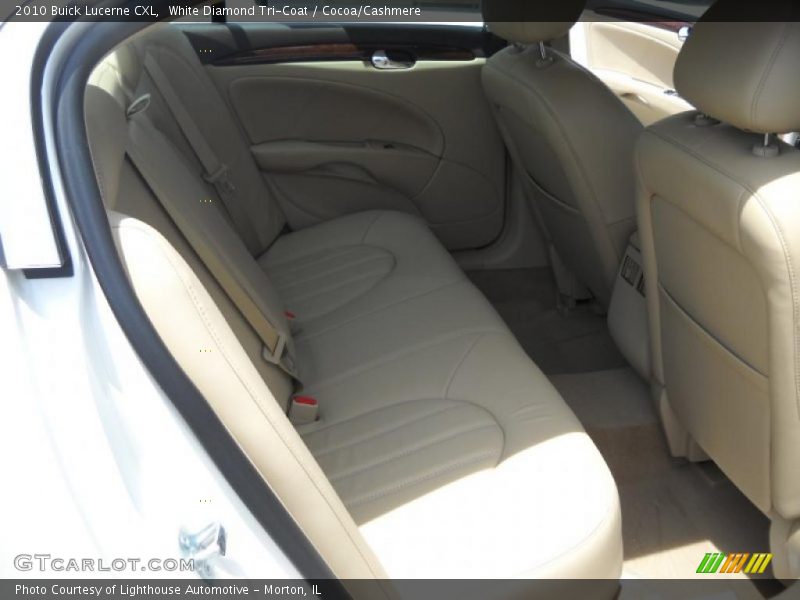 White Diamond Tri-Coat / Cocoa/Cashmere 2010 Buick Lucerne CXL