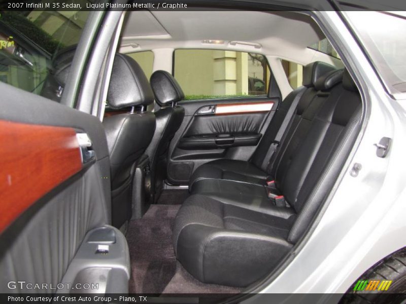 Liquid Platinum Metallic / Graphite 2007 Infiniti M 35 Sedan